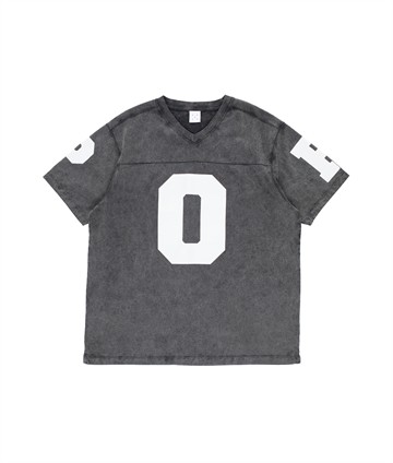 Pop Trading Company Washed Football T-shirt Black